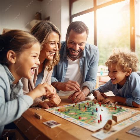 Premium Photo | Family playing board games or cards together