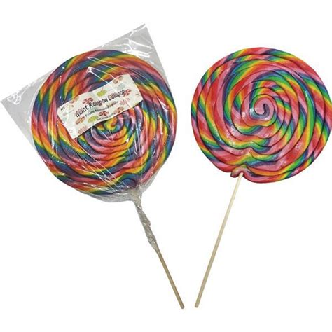 GIANT RAINBOW LOLLIPOP 1KG