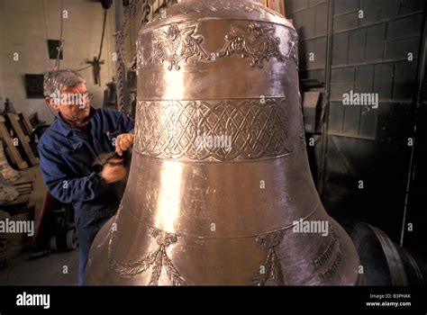 Marinelli bells factory, Agnone, Molise, Italy Stock Photo - Alamy