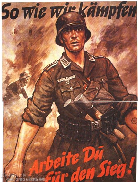 Nazi Propaganda Poster - World War II | DefenceTalk Forum