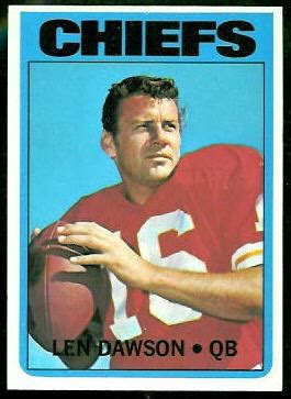 Len Dawson - 1972 Topps #245 - Vintage Football Card Gallery