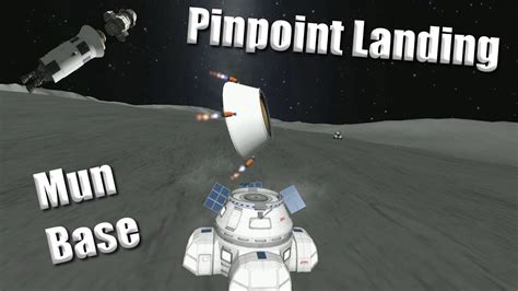 Mun Base Landing - Kerbal Space Program - YouTube