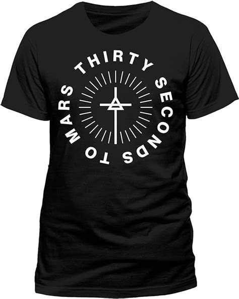 30 Seconds to Mars 'Monolith Logo' T-Shirt Black XXL: Amazon.co.uk: Clothing