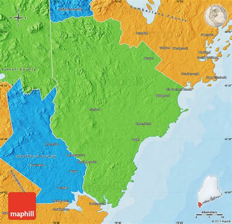 Political Map of York County