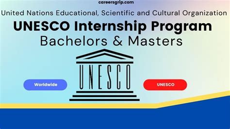 UNESCO Internship Program 2024 - Careers Grip