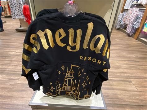 PHOTOS: New Black and Gold Castle Spirit Jersey Appears at Disneyland ...