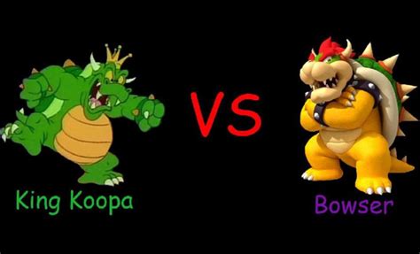 King Koopa VS Bowser by Teodora45 on DeviantArt