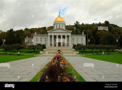 Vermont Capital Building Stock Photo - Alamy