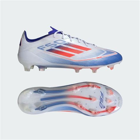 adidas F50 Elite Firm Ground Soccer Cleats - White | Free Shipping with ...