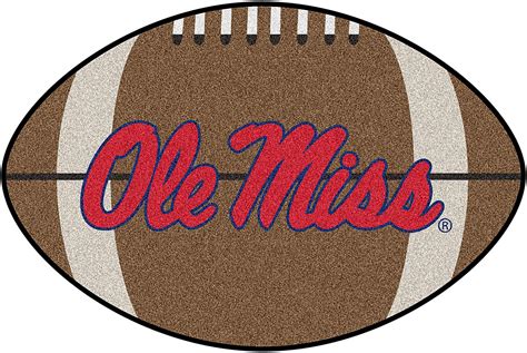 NCAA Football Mascot University of Mississippi (Ole Miss) 1'6"" x 1'10 ...