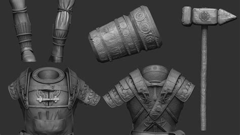 3D model BROK - GOD OF WAR VR / AR / low-poly | CGTrader