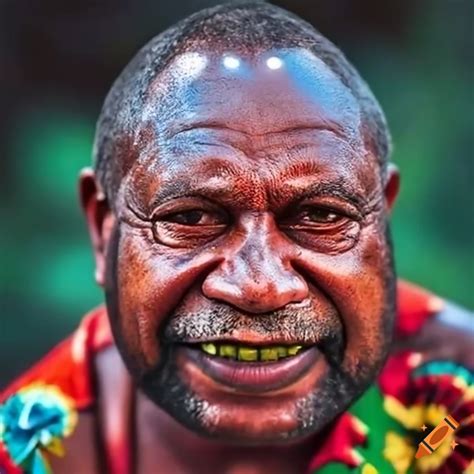 James marape, prime minister of papua new guinea on Craiyon