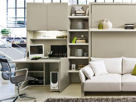 Contempory Modular Home Office Furniture White Color