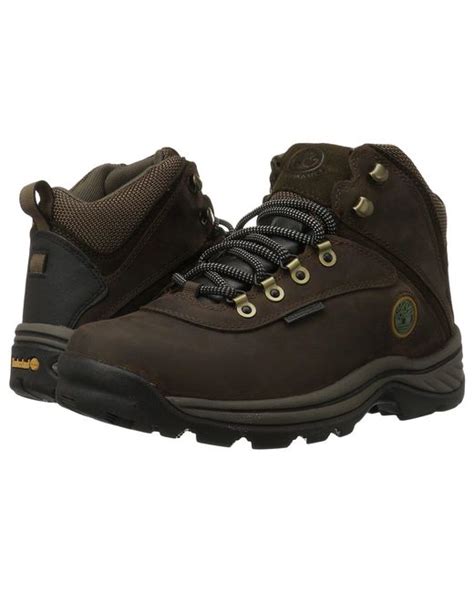 Timberland Leather White Ledge Mid Waterproof in Brown for Men | Lyst