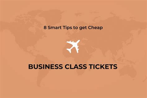 Things to know how to find cheap business class flights