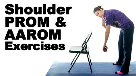 Active Assisted Rom Exercises For Shoulder - Exercise Poster