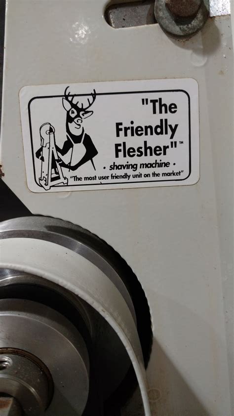 Used "Friendly Flesher" Fleshing Machine - FleshingMachines.com