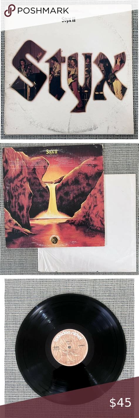 STYX STYX II SELF DEBUT TITLE 1973 LP VINYL RECORD ALBUM WNS1012 WOODEN ...