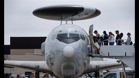 E-3 Sentry AWACS walkaround, and through, at Joint Base McGuire-Dix ...