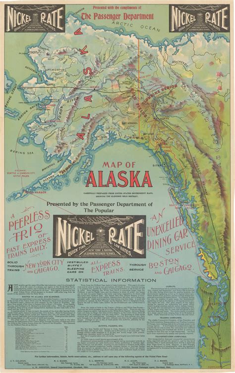 An unrecorded Klondike Gold Rush promotional map - Rare & Antique Maps