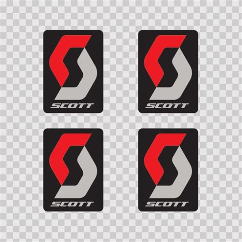 Printed vinyl Scott Mountain Bike Logo | Stickers Factory