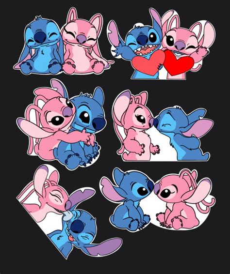 Excited to share this item from my #etsy shop: Angel and stitch stickers #pinkstitch #stitch # ...