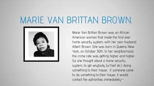 Marie Van Brittan Brown. at emaze Presentation