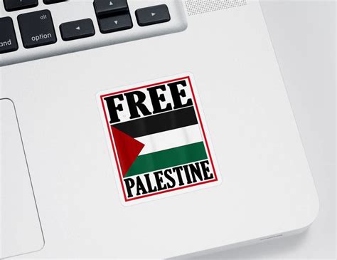 Free Palestine Flag I love Palestine Gaza Palestinian Flag Sticker by ...