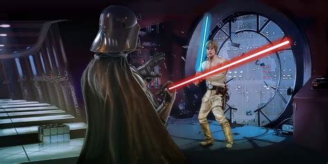 ArtStation - Darth Vader and Luke Skywalker Bespin fight