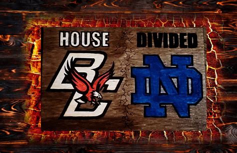 House Divided Signs College Football Wood Signs Man Cave | Etsy