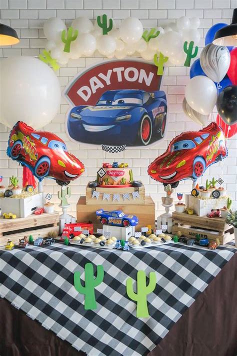 Kara's Party Ideas Lightning McQueen Cars Birthday Party | Kara's Party Ideas