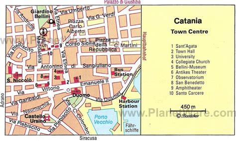 Top 10 in Catania | Catania, Tourist map, Street map