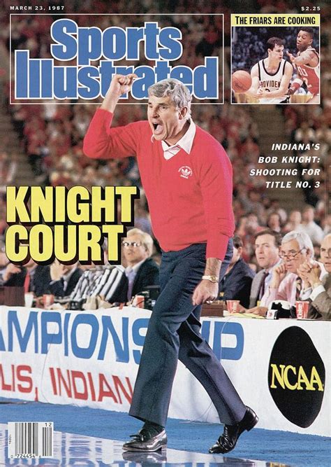 Indiana University Coach Bob Knight, 1987 Ncaa Midwest Sports ...