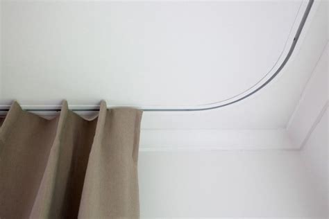 Curtain Track in 2022 | Shower curtain track, Curtains, Diy shower curtain