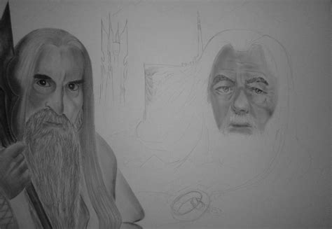 Saruman vs. Gandalf WIP 2 by DiscoveringArtWorld on DeviantArt