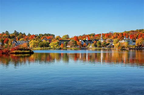 Autumn in Meredith Photograph by Lake Winnipesaukee Photography - Fine ...