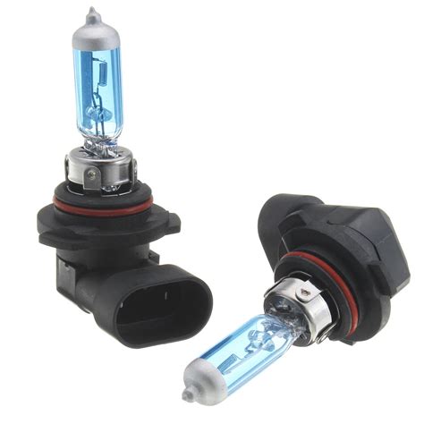 Pair super bright 9006/hb4 80w 55w 12v 4500k white car halogen headlights bulbs lamps Sale ...