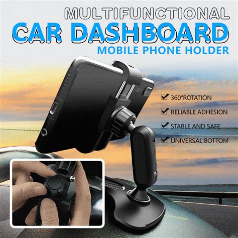 Multifunctional Car Dashboard Mobile Phone Holder