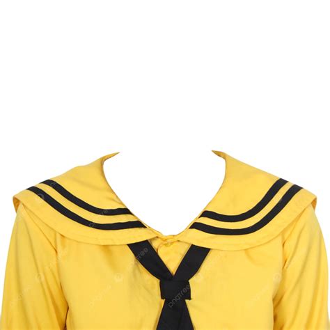 Yellow Shirt School Uniform Girl Student, Yellow Shirt, Girl Shirt, School Uniform PNG ...