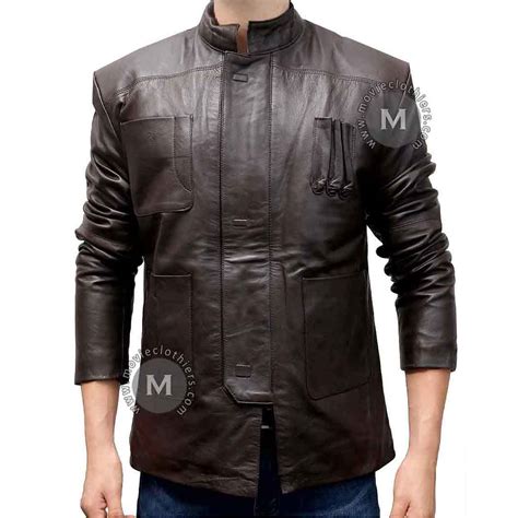 Han Solo Leather Jacket: Harrison Ford Force Awakens Jacket