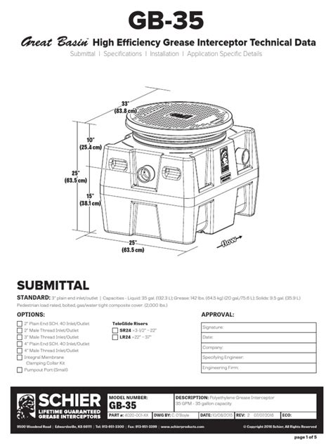 SCHIER - GB-35-TDP | Building Engineering | Mechanical Engineering