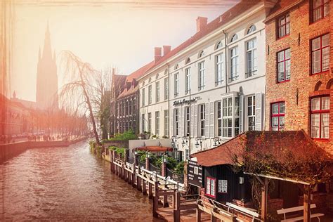 Winter Sun in Bruges Belgium Photograph by Carol Japp - Fine Art America