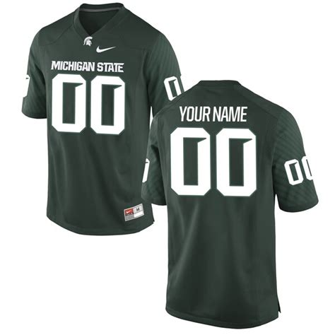 Michigan State Spartans Nike Custom Game Jersey - Green - Fanatics.com