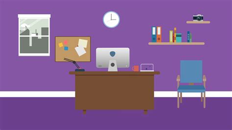 Animated Office Background