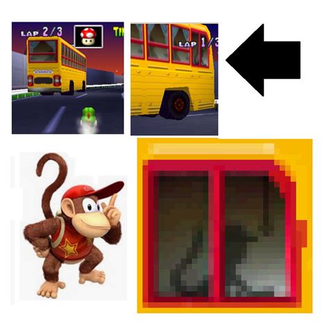 Diddy Kong Secret Easter Egg in Mario Kart 64 : r/gaming