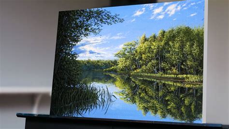 Painting a Realistic Landscape - Paint with Ryan - YouTube