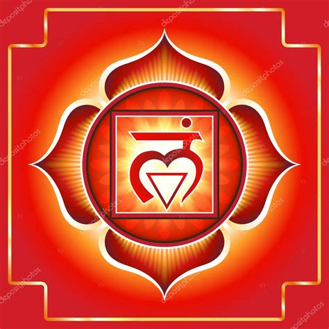 Chakra Muladhara — Stock Vector © Sergey7777 #63763431