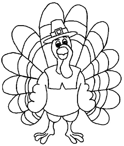 Thanksgiving Turkey coloring page