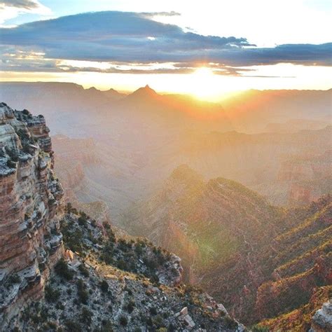 Sunrise over the Grand Canyon, Desert View entrance. #grandcanyon #sunrise | Earth photography ...