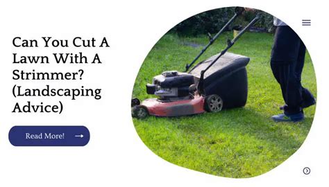 Can You Cut A Lawn With A Strimmer? (Landscaping Advice) | Unified Garden